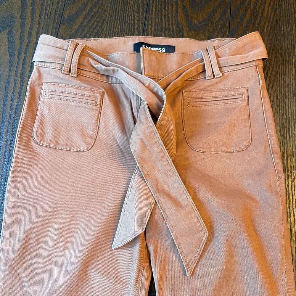 Express Bell Flare High-Rise Pants – Size 4R